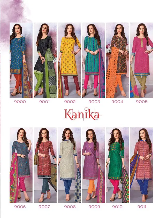 Ganesha Kanika 9 Latest Designer Daily Wear Pure Cotton Dress Material 