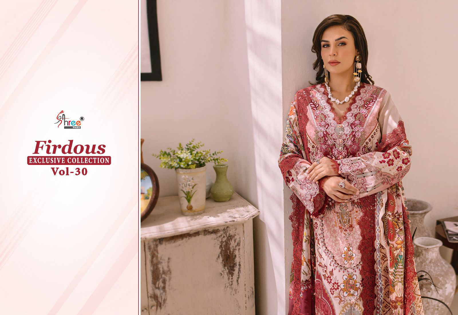 Firdous Exclusive Collection Vol 30 By Shree Fabs Pakistani Suit Catalog