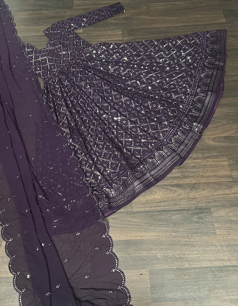 Jf 517 18 Beautiful Designer Faux Blooming Gown With Dupatta Bulk Orders In India