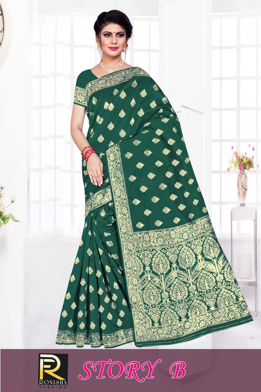 Ronisha Story Ethnic Wear Silk Designer Sarees Collection
