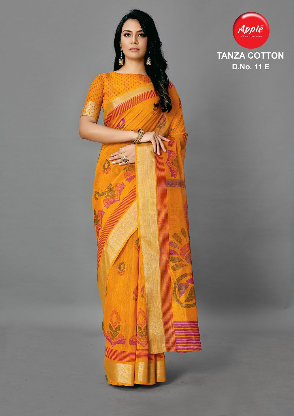 Apple Tanza Cotton 11 Latest Casual Regular Wear Cotton Saree Collection
