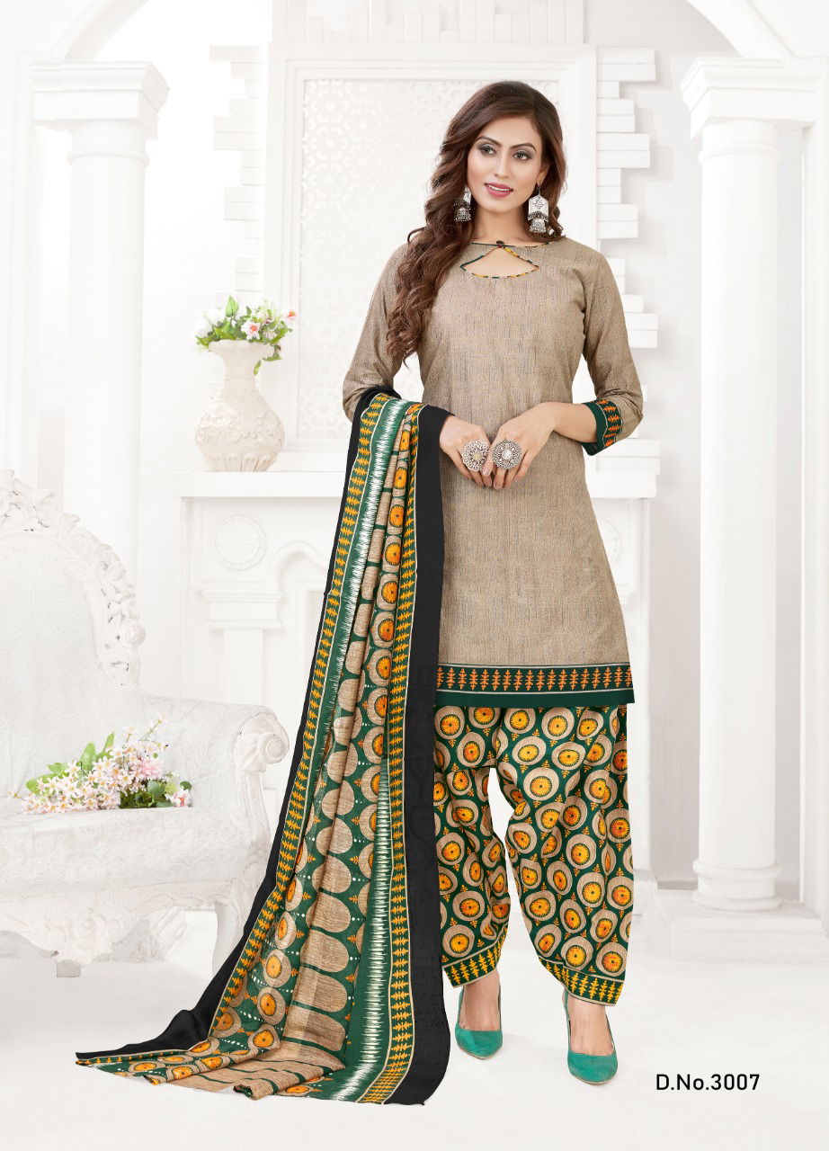 Sc Patiyala Special Vol 3 Casual Wear Pure Printed Cotton Dress Material Collection

