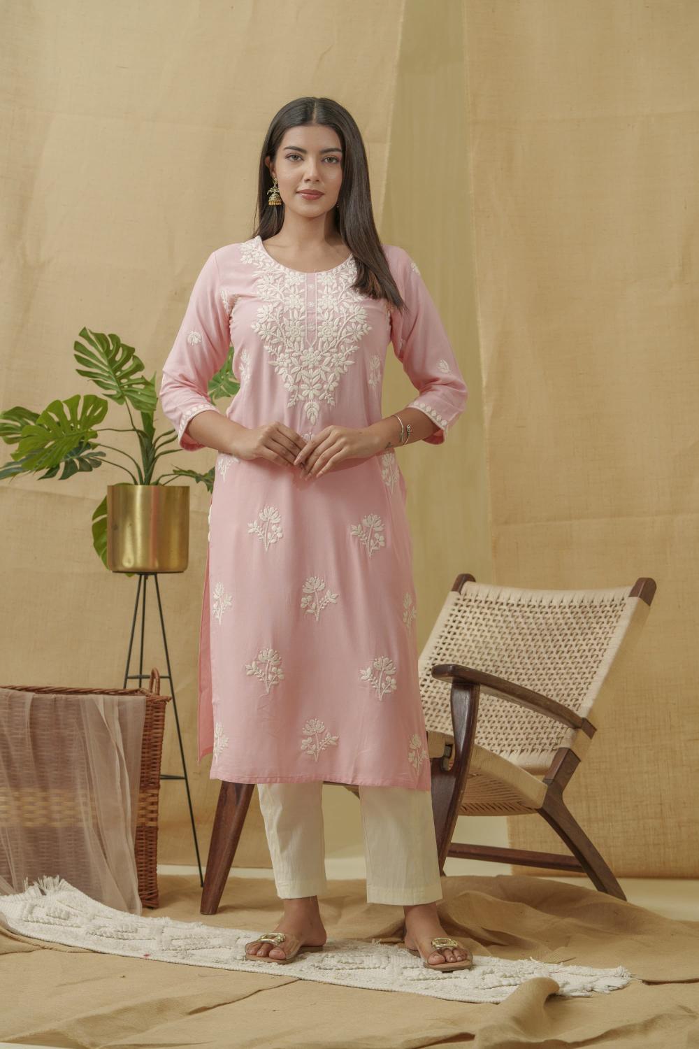 Chikankari Kurta By Psyna Online Wholesale