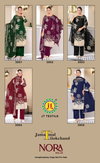 Nora Vol 3 By Jt Rayon FoiI Printed Dress Material Wholesalers In Surat