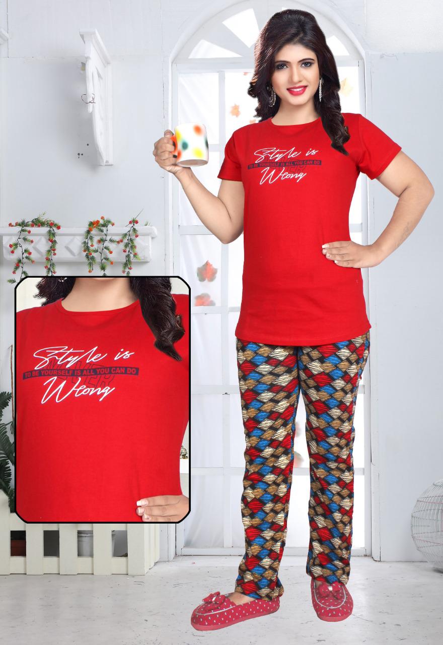 Trendy 5023 Hosiery Cotton Latest Collection Of Night Wear 