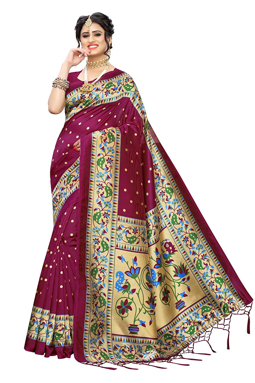 Katwali Latest Fancy Designer Festive Wear Printed Art Silk Sarees Collection
