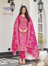 Nazrana Vol 3 By Radhika Jam Satin Printed Readymade Suits Best Wholesale Shop In Surat