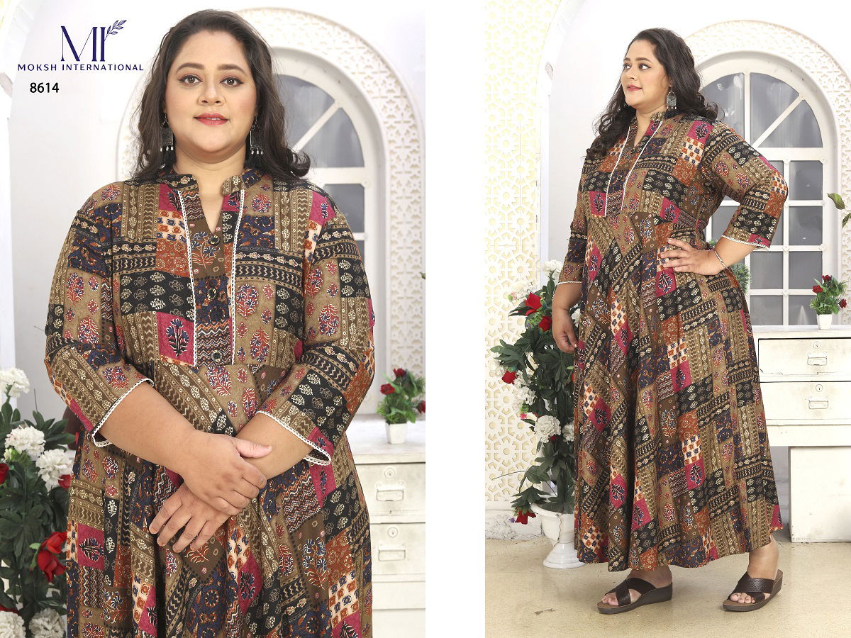 Tree Vol 1 By Moksh Printed Designer Kurtis Catalog
