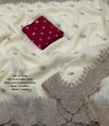 Kc 475 Soft Crunchy Crush Zari Embroidery Worked Designer Saree Exporters In India