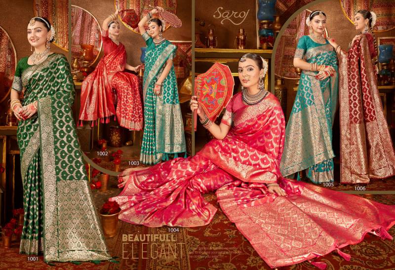 Roopmandir Silk Vol 2 By Saroj Festive Wear Silk Saree Exporters In India