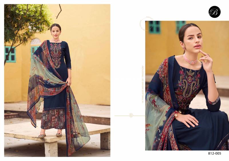 Belliza Gulbano Vol 3 Viscose Rayon Slub Dress Material Wholesale Clothing Distributors In India