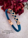 AD Diamond Rose Gold Fancy Bracelets Accessories Catalog