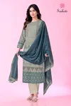 Gulzar Vibes By Sudriti Lawn Cotton Printed Dress Material Exporters In India