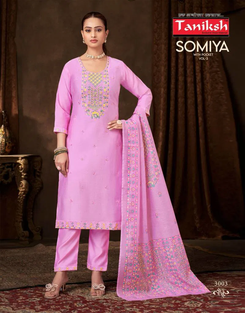 Somiya Vol 3 By Taniksh Roman Kurti Bottom With Dupatta Wholesale Online