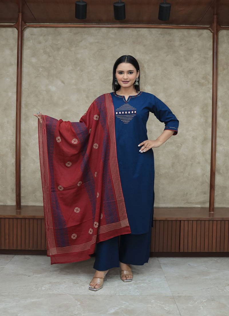Tanyaa P 150 Cotton With Mirror Work Kurti Bottom With Dupatta Wholesale Shop In Surat
