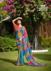 Leheriya By Sanskar Bright Fancy Sirowski Saree Wholesale Exporters In India