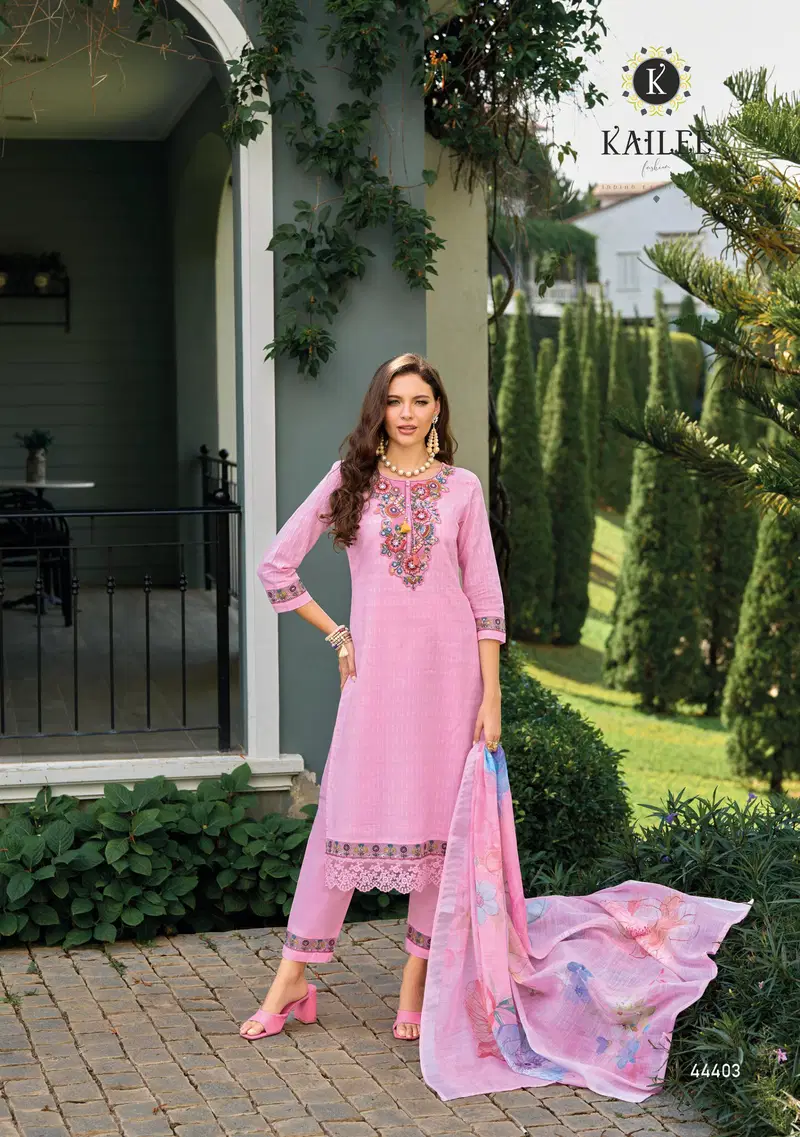 Summer Garden Vol 2 By Kailee Cotton Online Kurti With Bottom Dupatta Wholesale