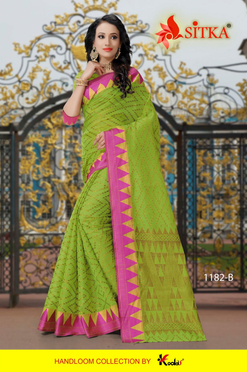 BENZER DESIGNER REGULAR WEAR PARTY WEAR SOFT COTTON WEAVING DESIGNER SAREE COLLECTION