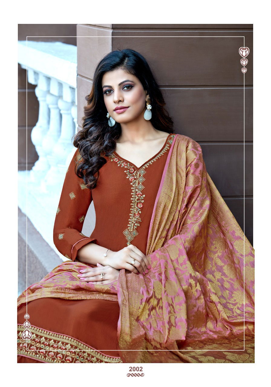 PARRA LIHAAZ Latest Heaavy Festive wear Fancy Designer Cinon With Embroidery Work And Hand Diamond Readymade Salwar Suit Collection