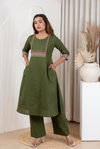 Naisha K 415 Dhabhu Cotton Casual Wear Aline Kurti And Bottom Wholesalers In Delhi