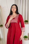 Naisha K 288 Real Mirror And Embroidered Festive Wear Kurta With Bottom Wholesalers In Delhi
