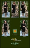 All Black Vol 31 By Jt Rayon Embroidery Dress Material Wholesale Online