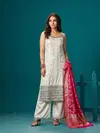 Naisha K 975 Self Jacquard Banarasi Bulk Kurti With Bottom woth Dupatta