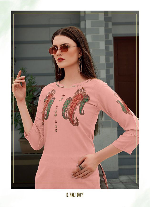 Seven Threads Viviana Latest Feavy Designer Casual Wear Kurti Collection With Bottom 