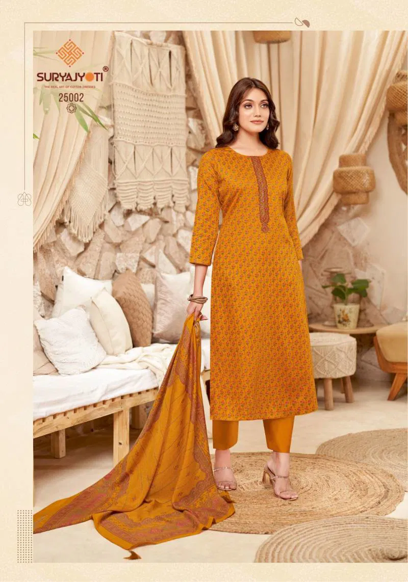 Kalki Vol 25 By Suryajyoti Jam Satin Printed Dress Material Wholesale Online