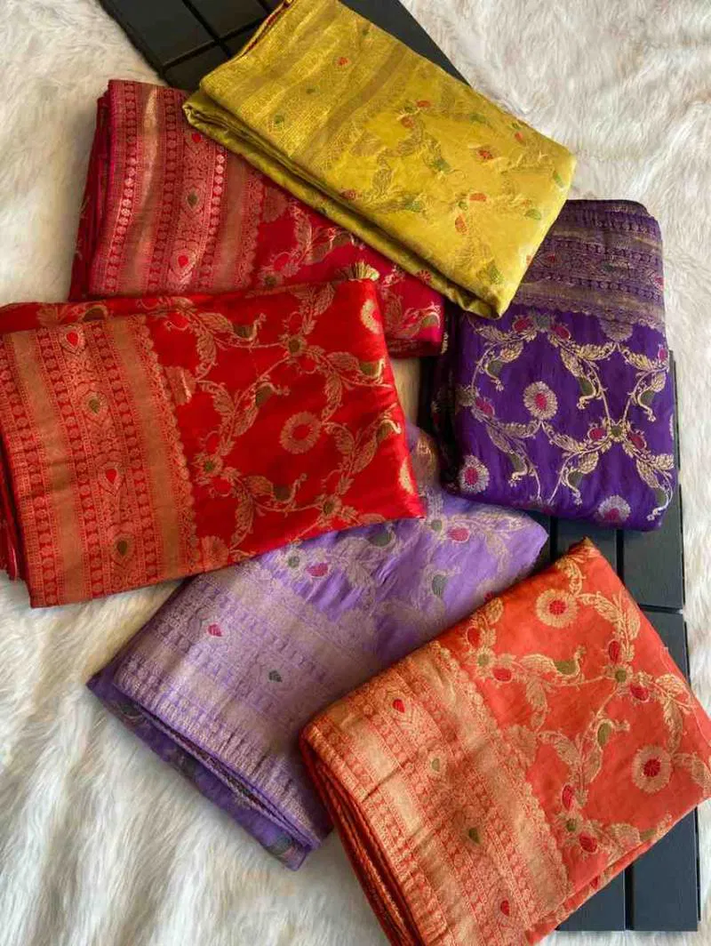 Kc 316 Beautiful Wedding Wear Cotton Silk Saree Wholesale Price In Surat