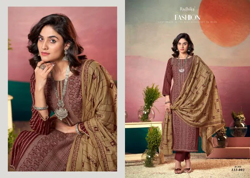 Azara Black Berry Vol 17 By Radhika Blossom Cotton Dress Material Wholesale In India