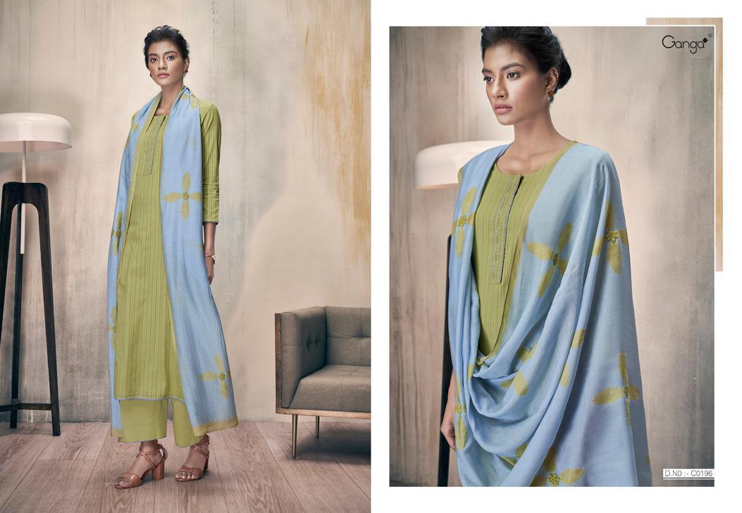 GANGA ZELLA Latest fancy Designer Heavy Casual Wear Finest Cotton With Embroidery Work Collection