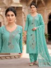 Chiku Combo Mul Chanderi Beads Worked Kurti Set