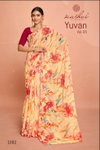 Yuvan Vol 5 By Kashvi Fancy Georgette Saree Wholesale Market Surat