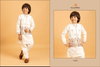 Ethni Kidz By Clleora Malai Satin Boys Wear kids Koti Kurta Pajama Wholesale Market