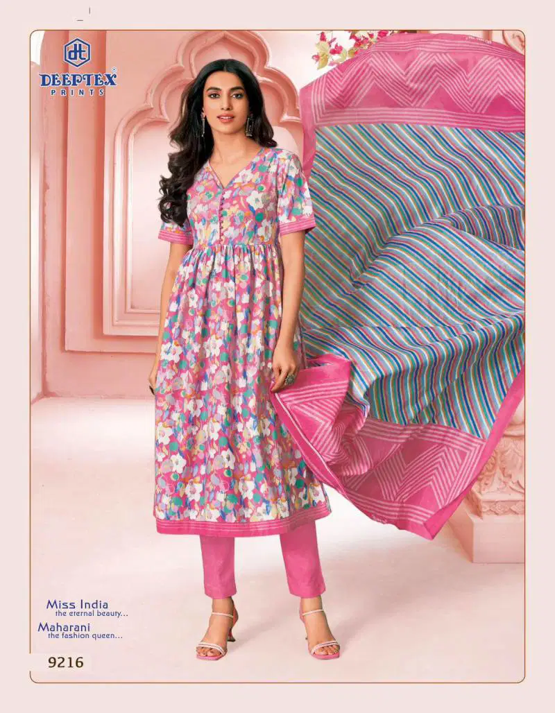 Miss India Vol 92 By Deeptex Cotton Printed Dress Material Exporters In India