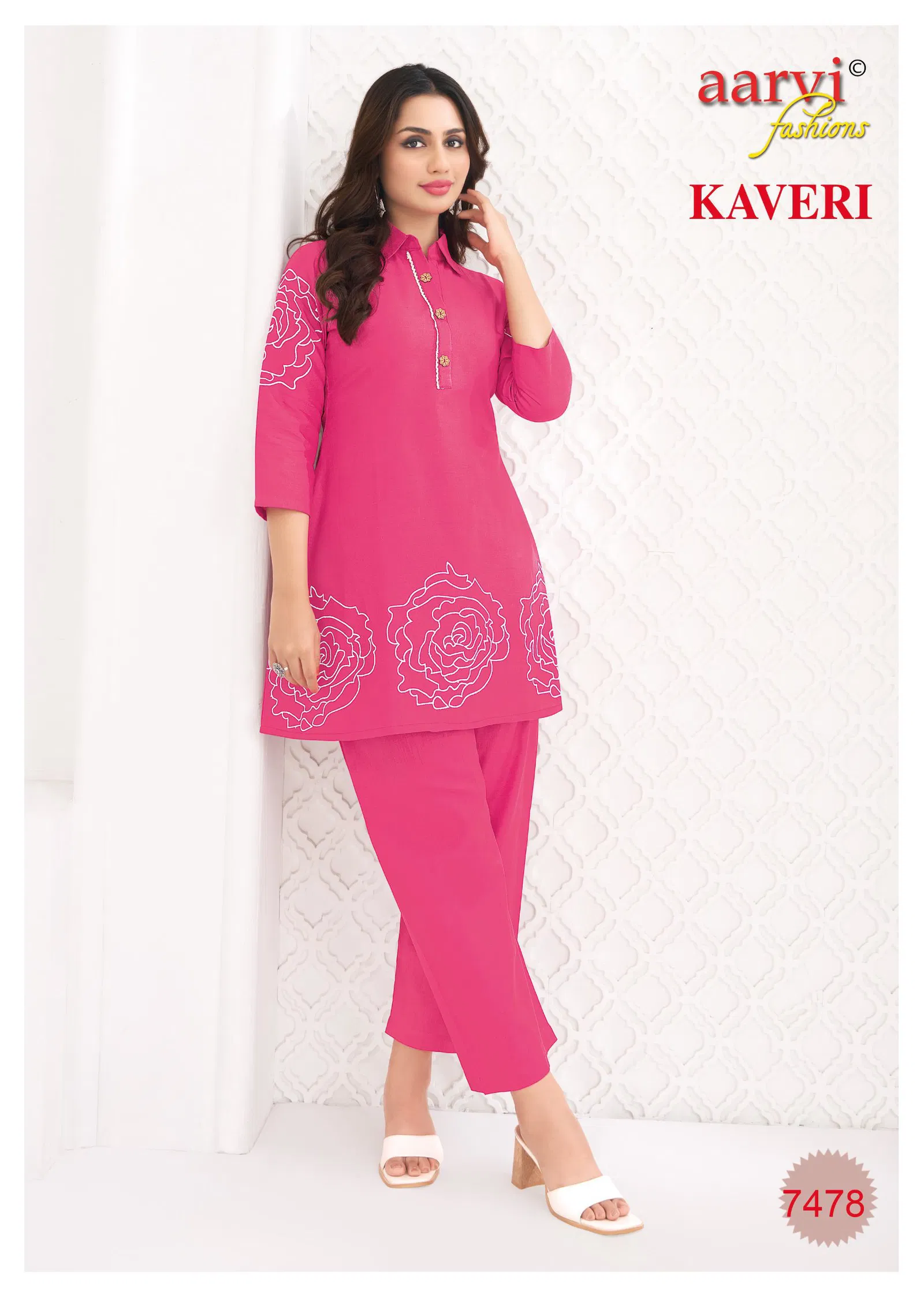 Kaveri Vol 1 By Aarvi Flex Cotton Fancy Co Ord Set Wholesale Shop In Surat
