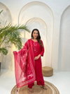 Naisha K 398 Vol 2 Rayon Robi Mirror Work Casual Wear Kurti With Pant Dupatta Exporters In India