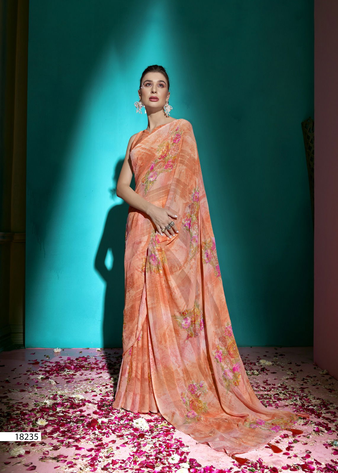 Darjeeling Vol 2 By Vallabhi Georgette Daily Wear Sarees Surat Wholesale Market
