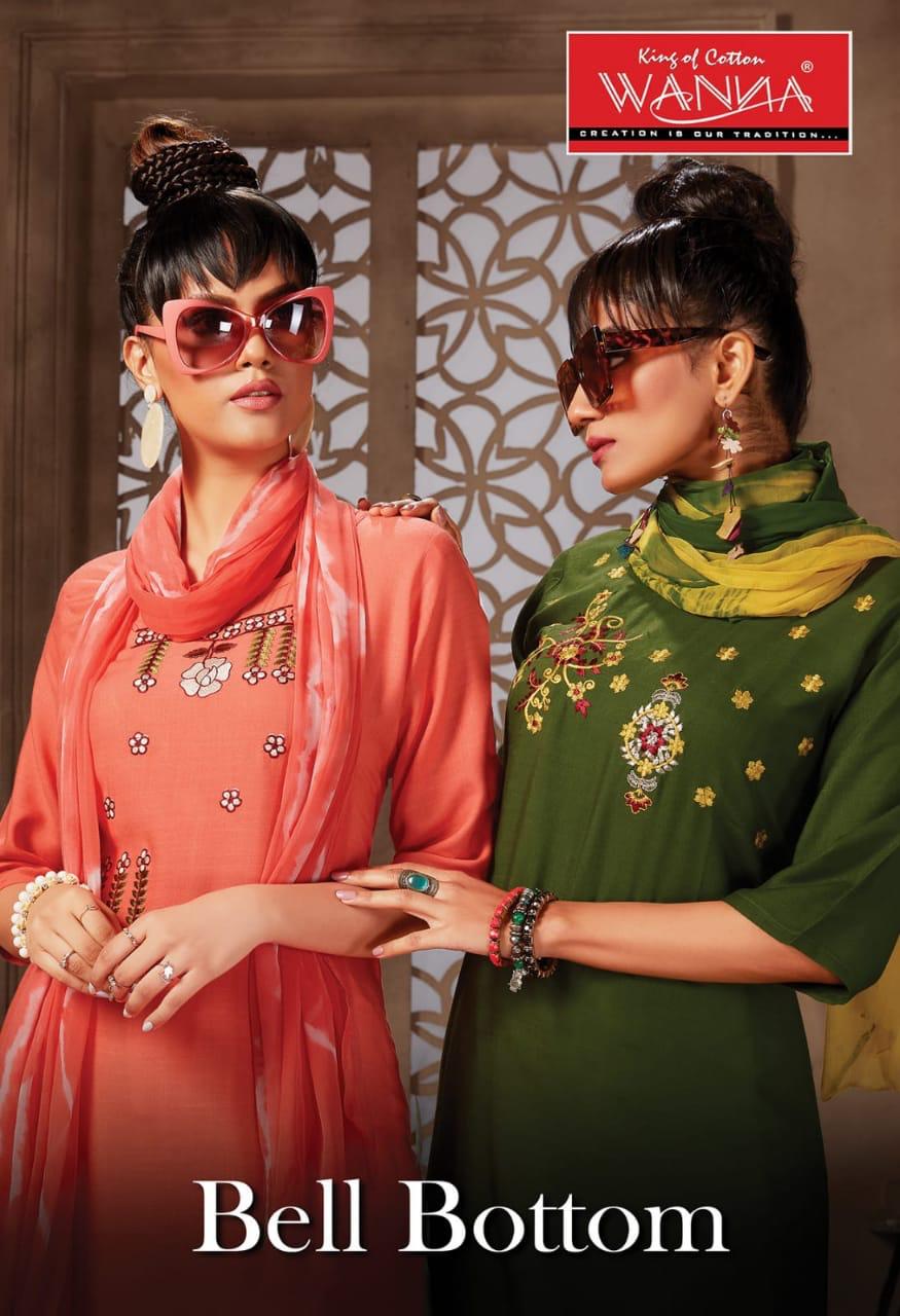 Wanna Bell Bottom Ethnic Wear Rayon Ethnic Wear Ready Made Collection
