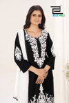 Pearl By Blue Hills Rayon With Work Kurti With Bottom Dupatta Exporters In India
