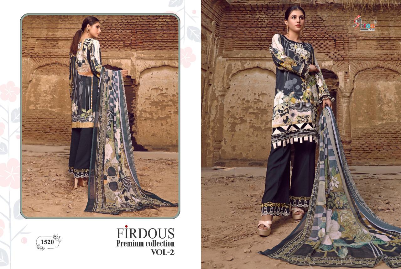 Shree Firdous Premium Collection Vol 2 Latest Designer Digital Printed With Patch Embroidery Work Jam Cotton Pakistani Salwar Suits Collection