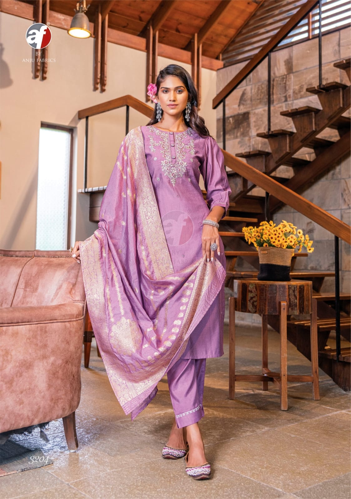 Mayuri Vol 3 By Af Kurti Pant With Heavy Dupatta Catalog