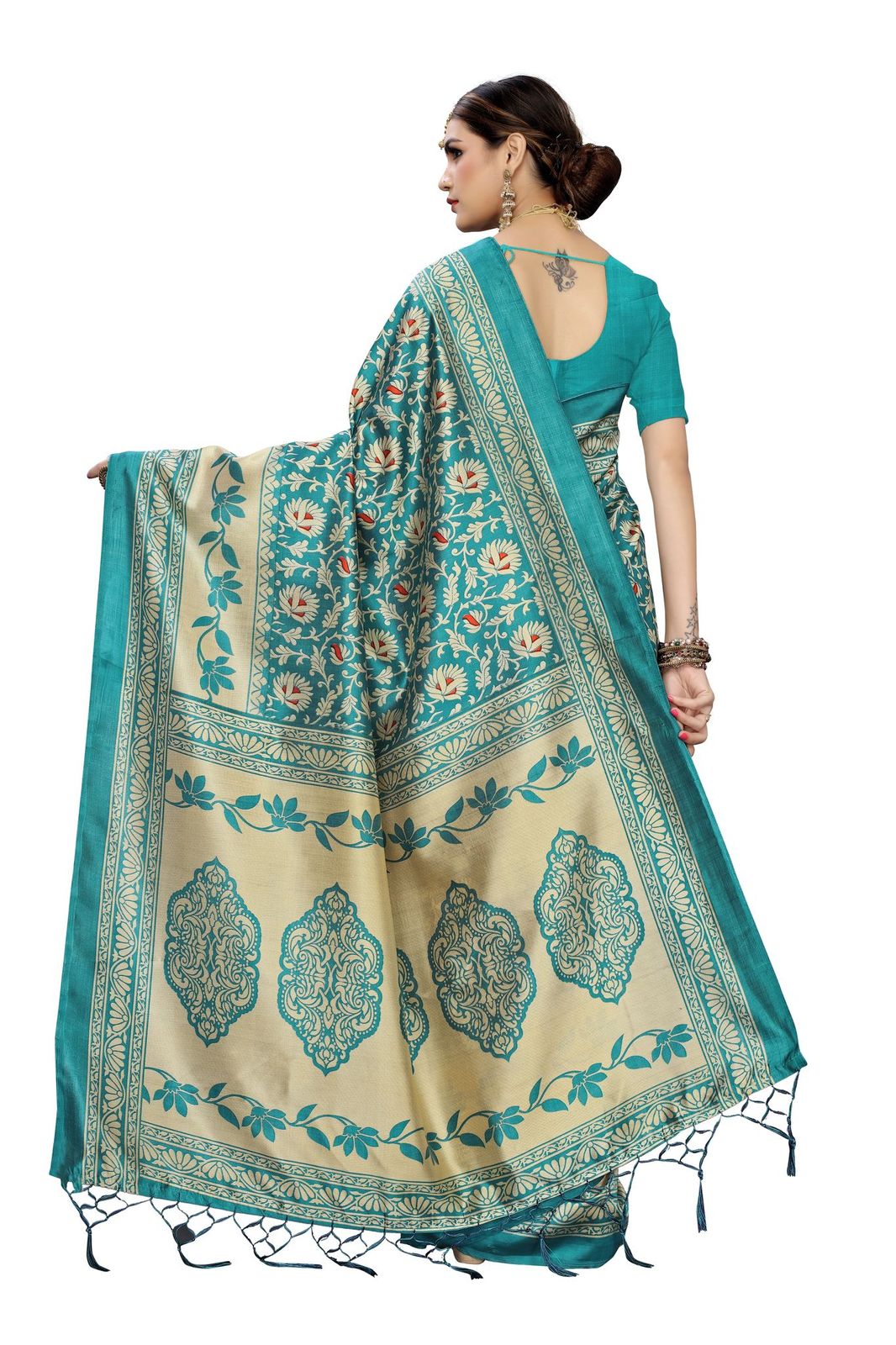 Sf 233 Latest Designer Fancy Casual Wear Printed Art Silk Sarees Collection
