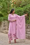 Naisha K 82 Mul Cotton Kurti Bottom With Dupatta Exporters In India