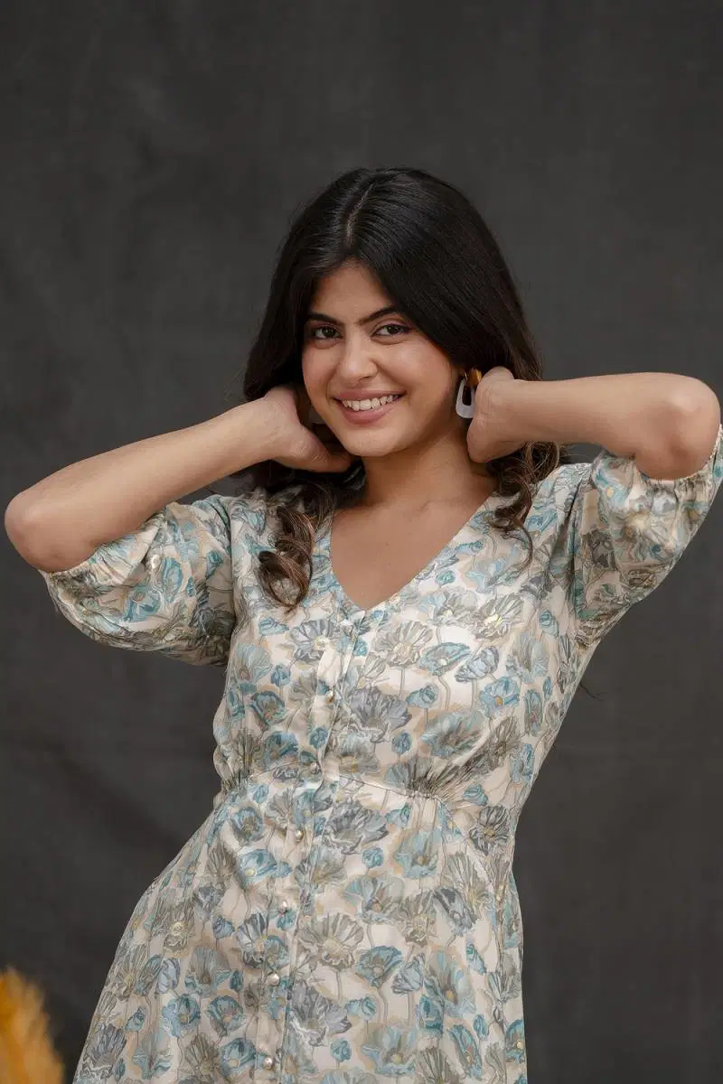 Stylee Girl 10 Rayon Foil Printed Party Wear Dresss   
Wholesale Market In Surat With Price
