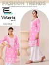 Victoria Vol 25 By Blue Hills Rayon Thread Work Surat Kurti With Bottom Wholesale Market 