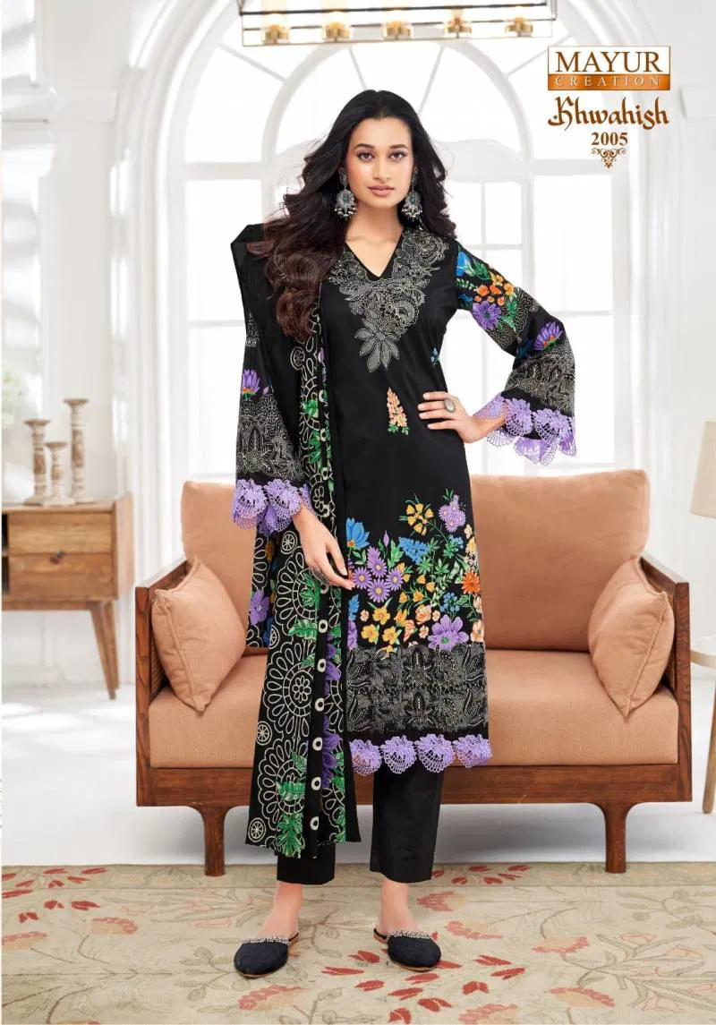 Khwahish Vol 2 By Mayur Lawn Cotton Dress Material
Wholesalers In Delhi