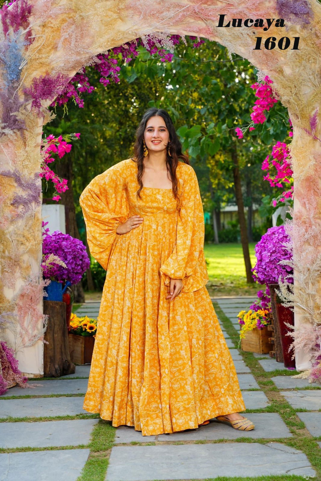 Lucaya Vol 16 Georgette Printed Gown Catalog
