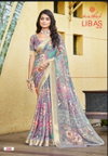 Libas By Kashvi Dull Moss Gold Zari Wholesale Daily Wear Saree In India

